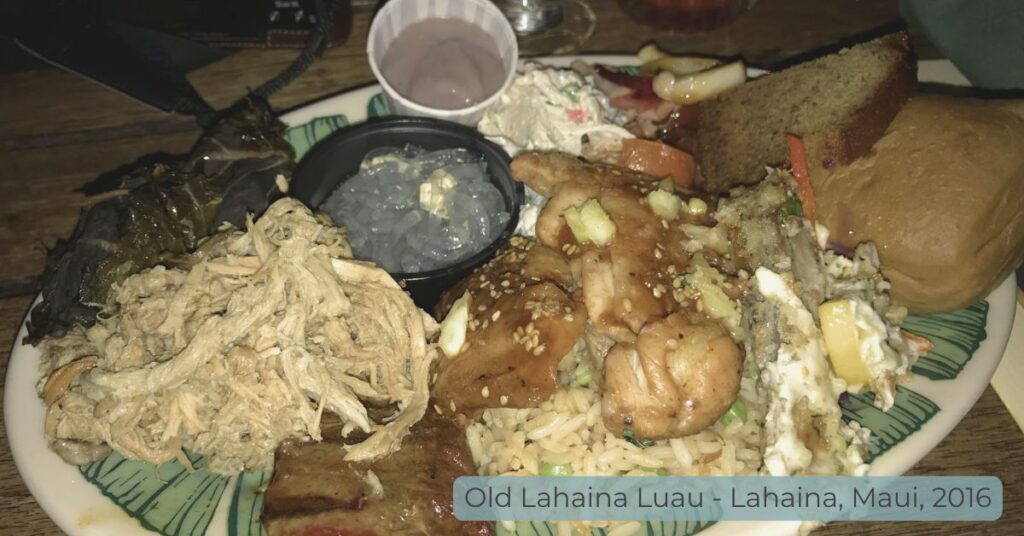 Old Lahaina Luau – Food